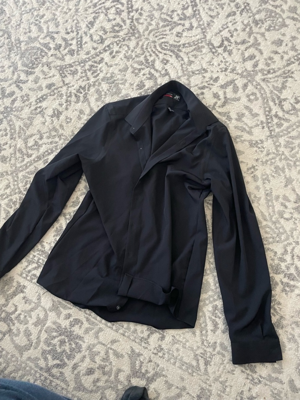 jf j.ferrar Black Women's Tailored Button-Up Jacket